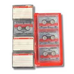 Sony 60 Minute Blank Microcassette Tapes MC-60