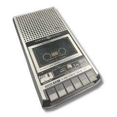 Vintage General Electric 3-5152A Portable Cassette Tape Recorder Player