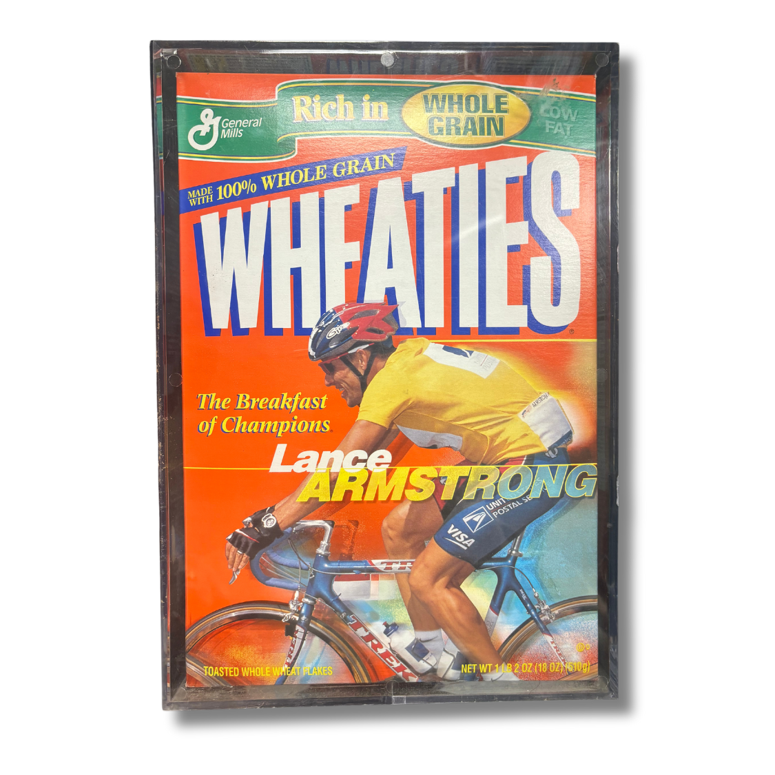 Lance Armstrong Wheaties Sealed in Clear Box