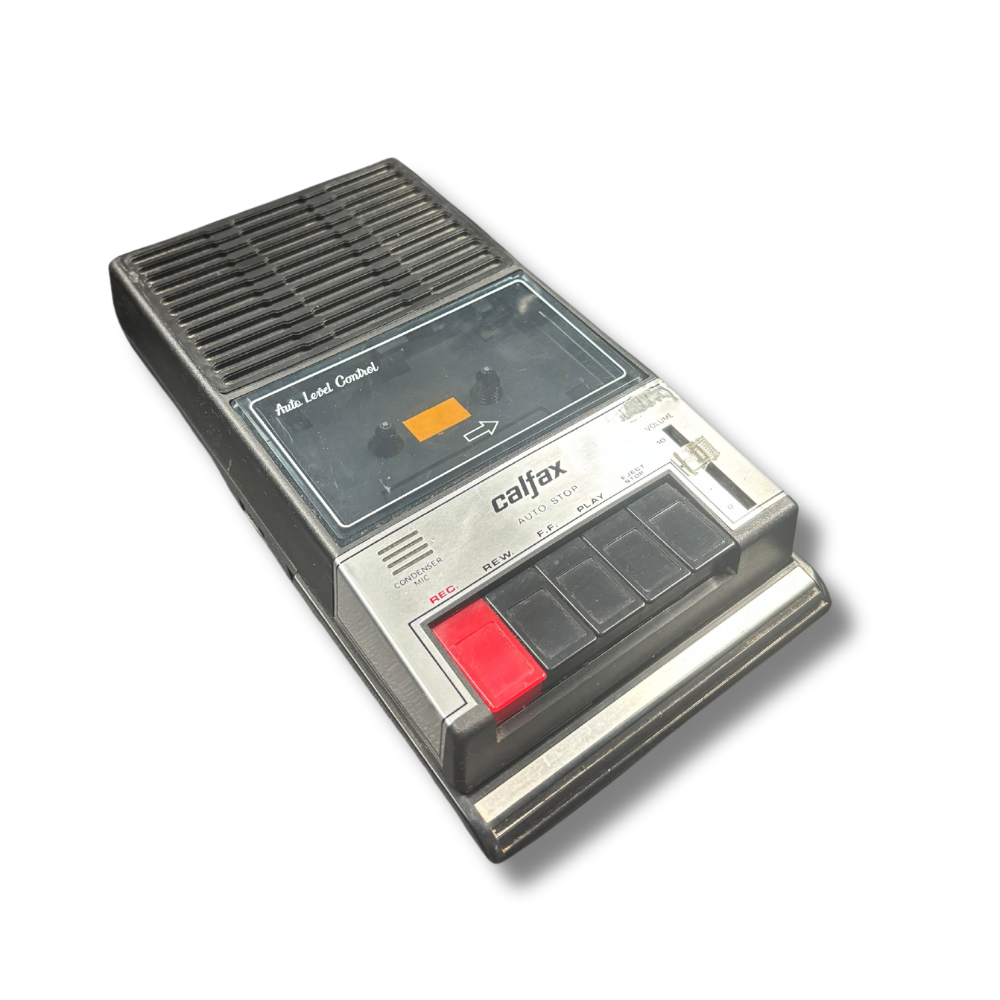 Calfax Vintage Cassette Player Recorder Auto Level Control Battery Or AC (SH 772)